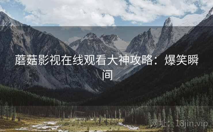 蘑菇影视在线观看大神攻略：爆笑瞬间