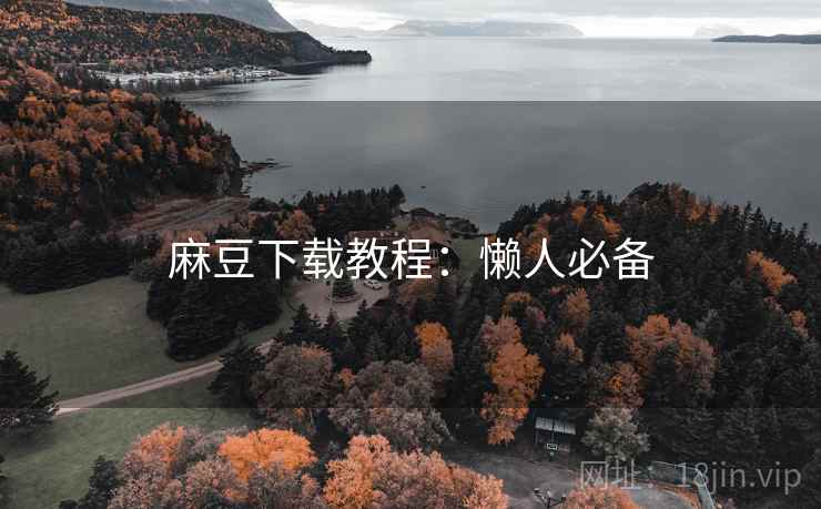 麻豆下载教程:懒人必备